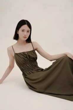 AUDREY Dress - Olive