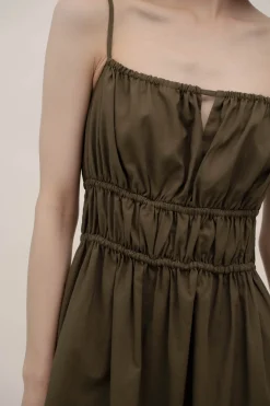 AUDREY Dress - Olive