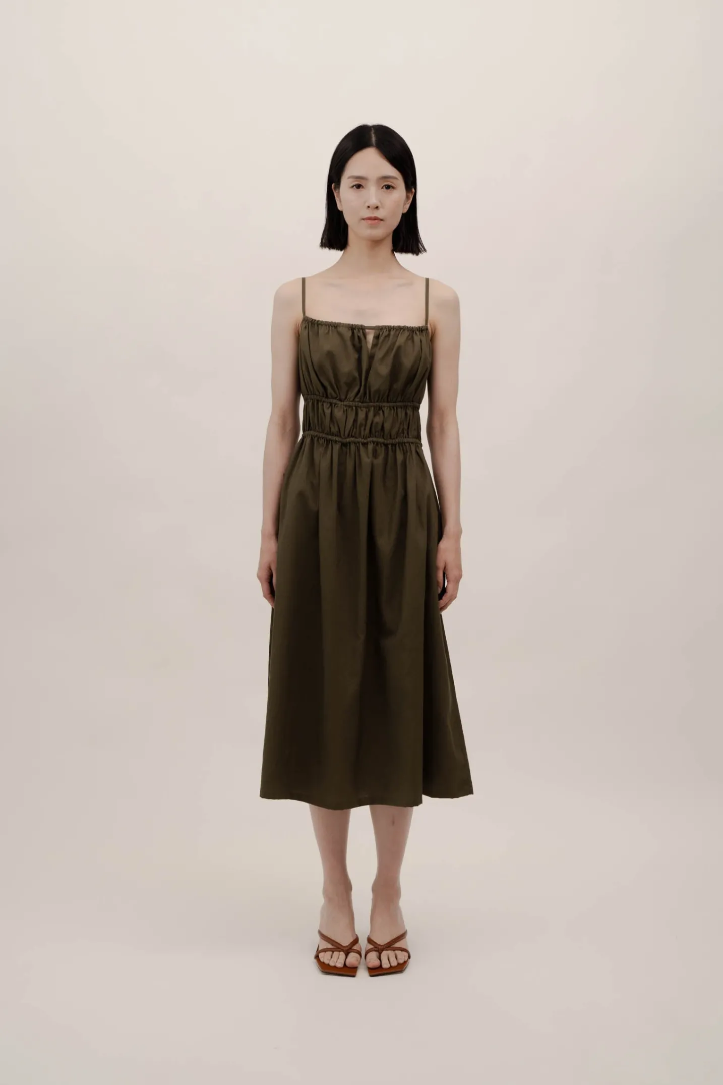 AUDREY Dress - Olive