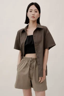 ELISE Shirt - Dark Olive