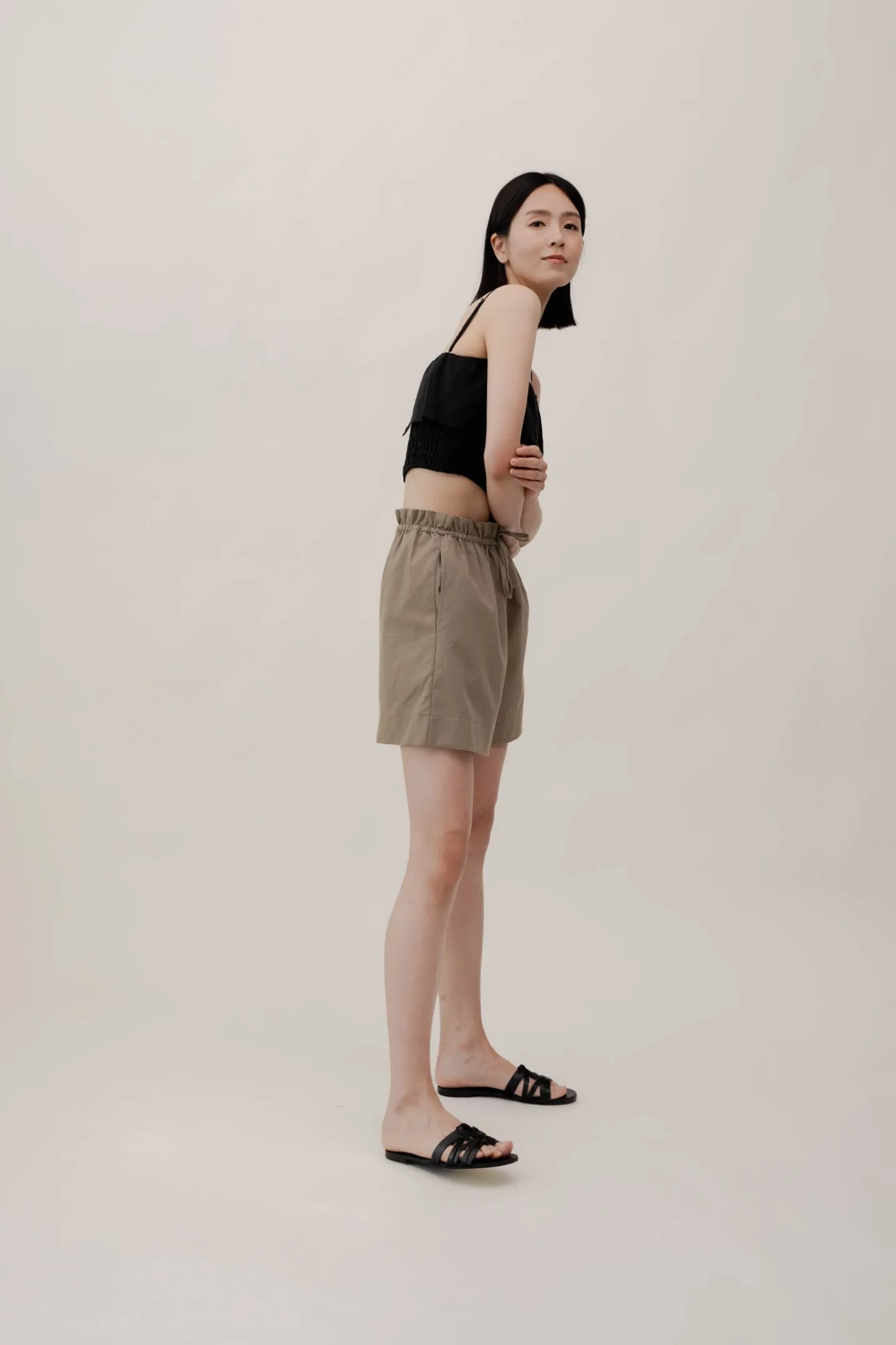 ELISE Shorts - Dark Olive