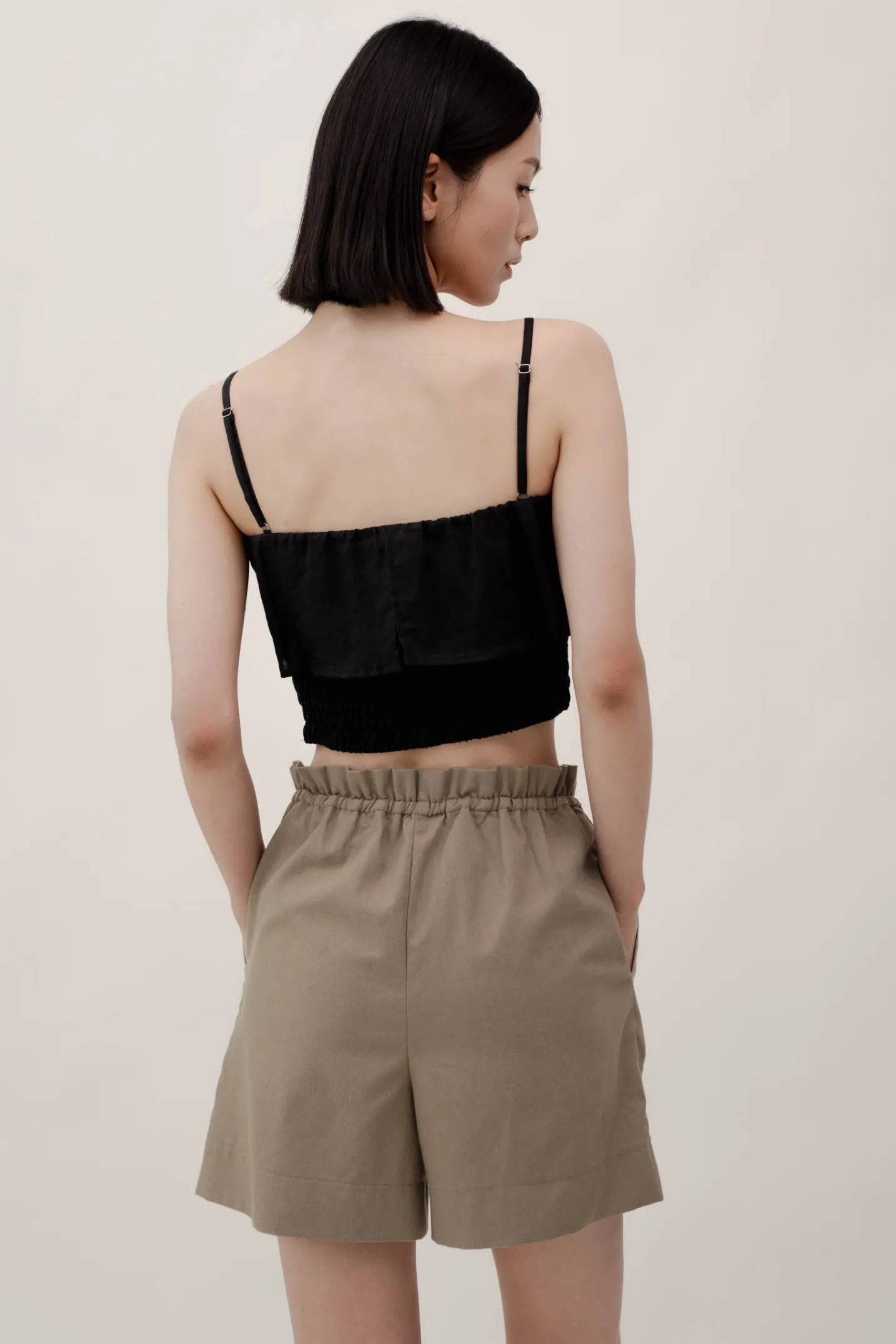 ELISE Shorts - Dark Olive