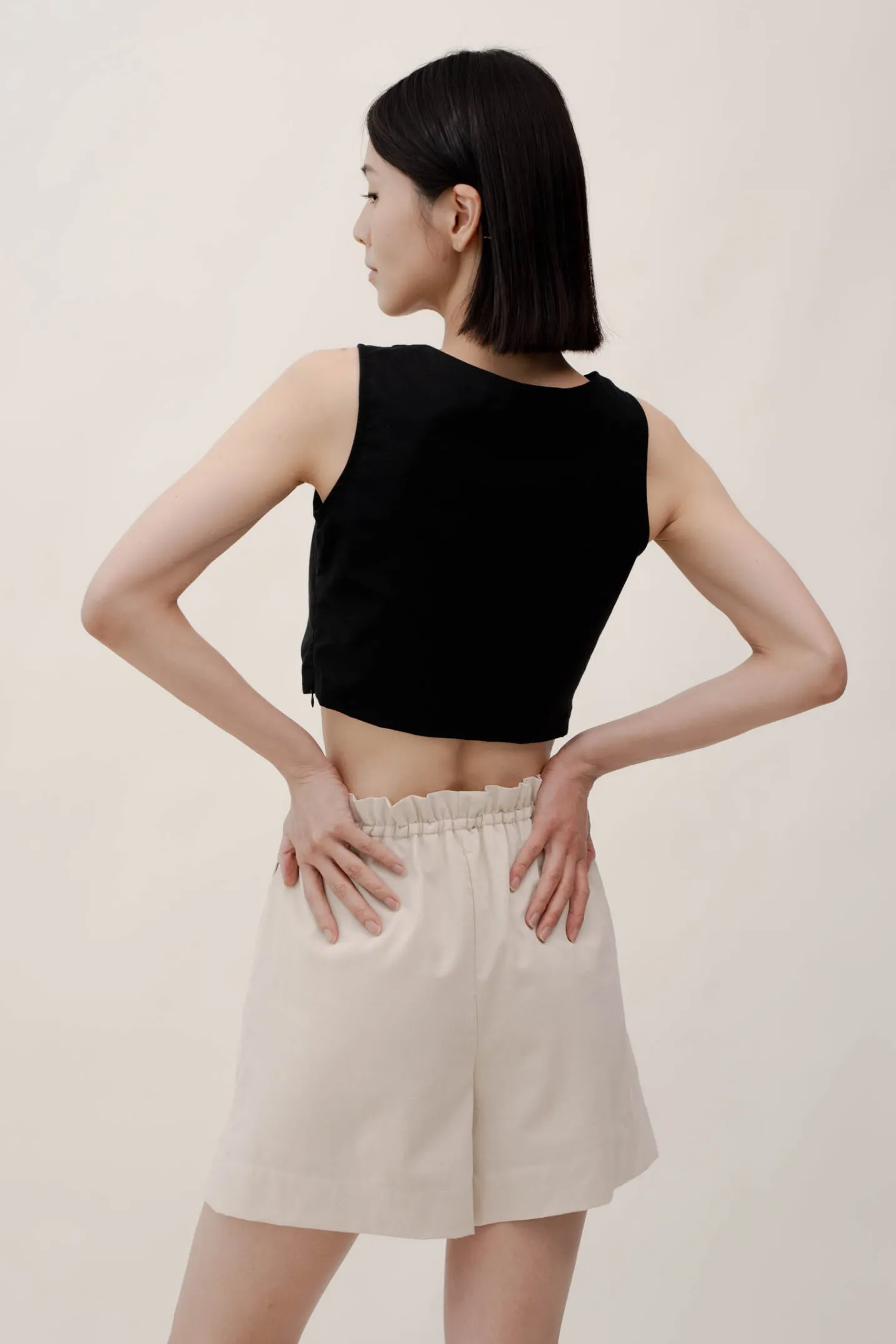 ELISE Shorts - Ivory