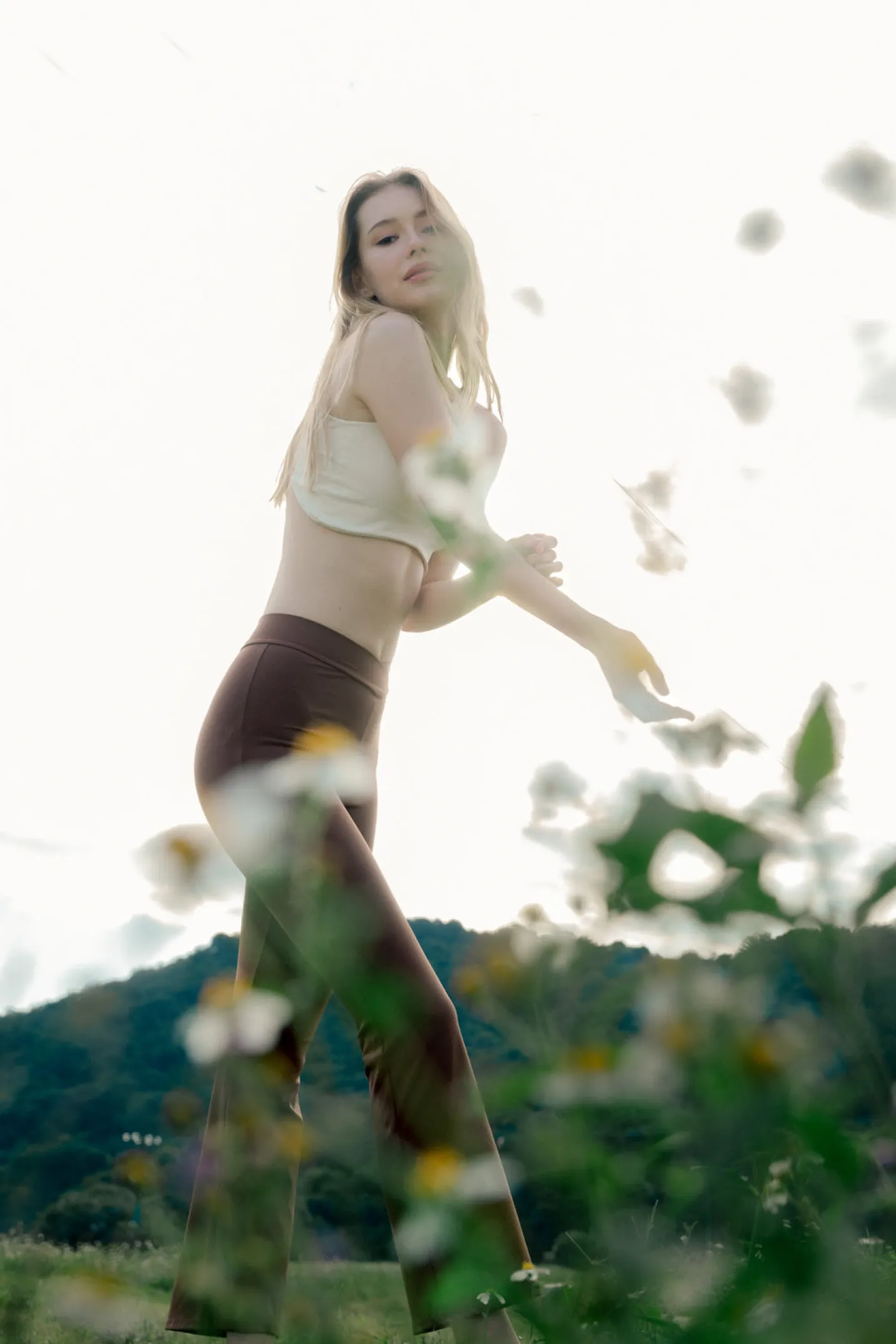 FRAME Flare Pants - Mocha