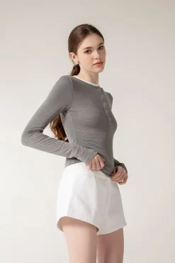 LUCIE Top - Grey