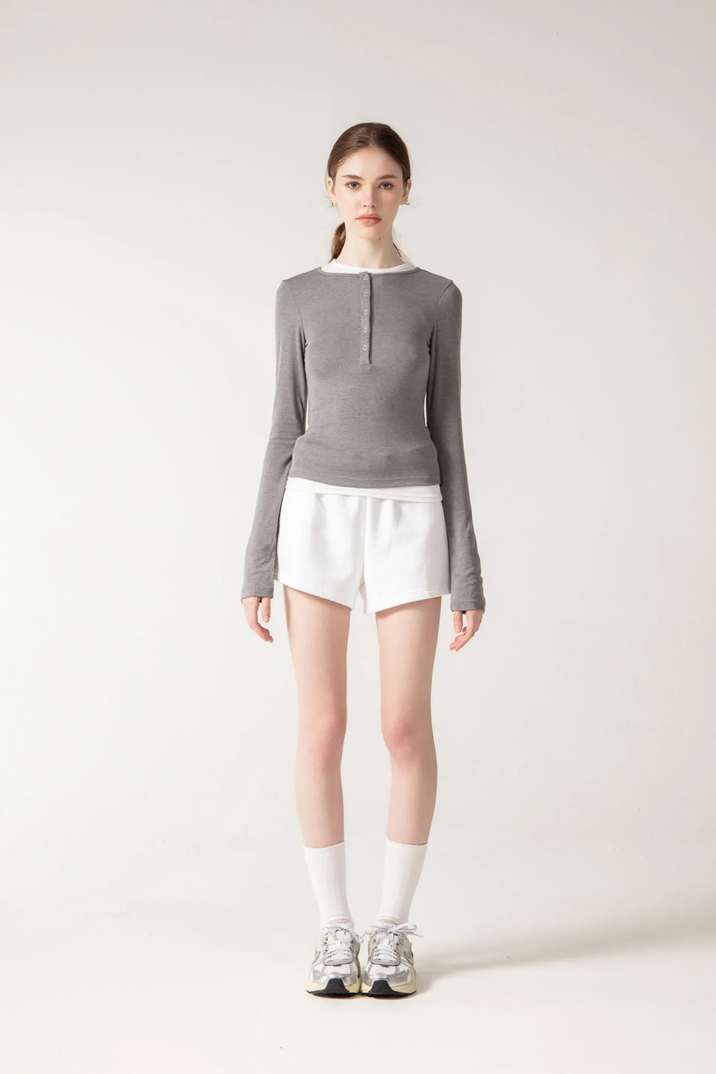 LUCIE Top - Grey