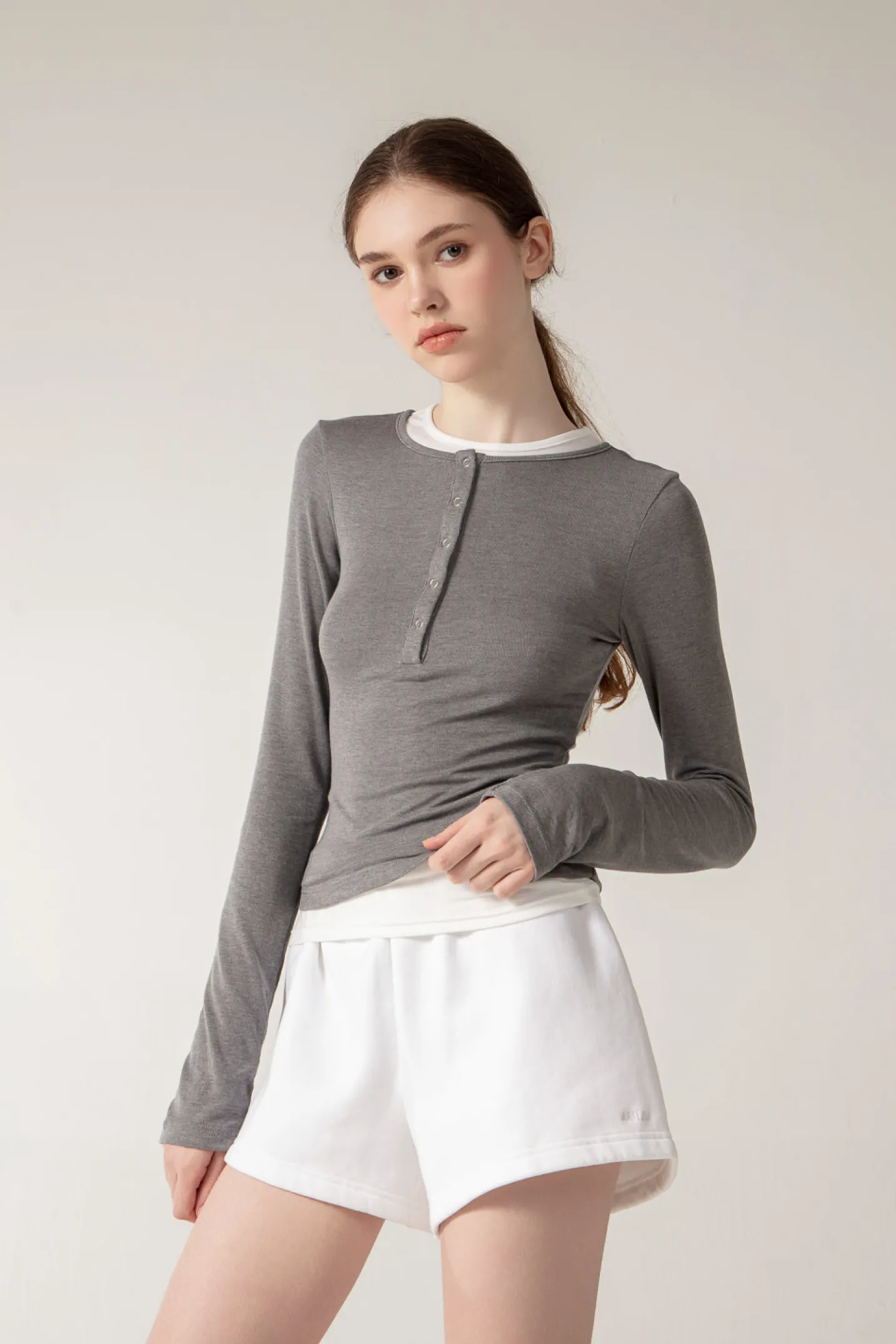 LUCIE Top - Grey