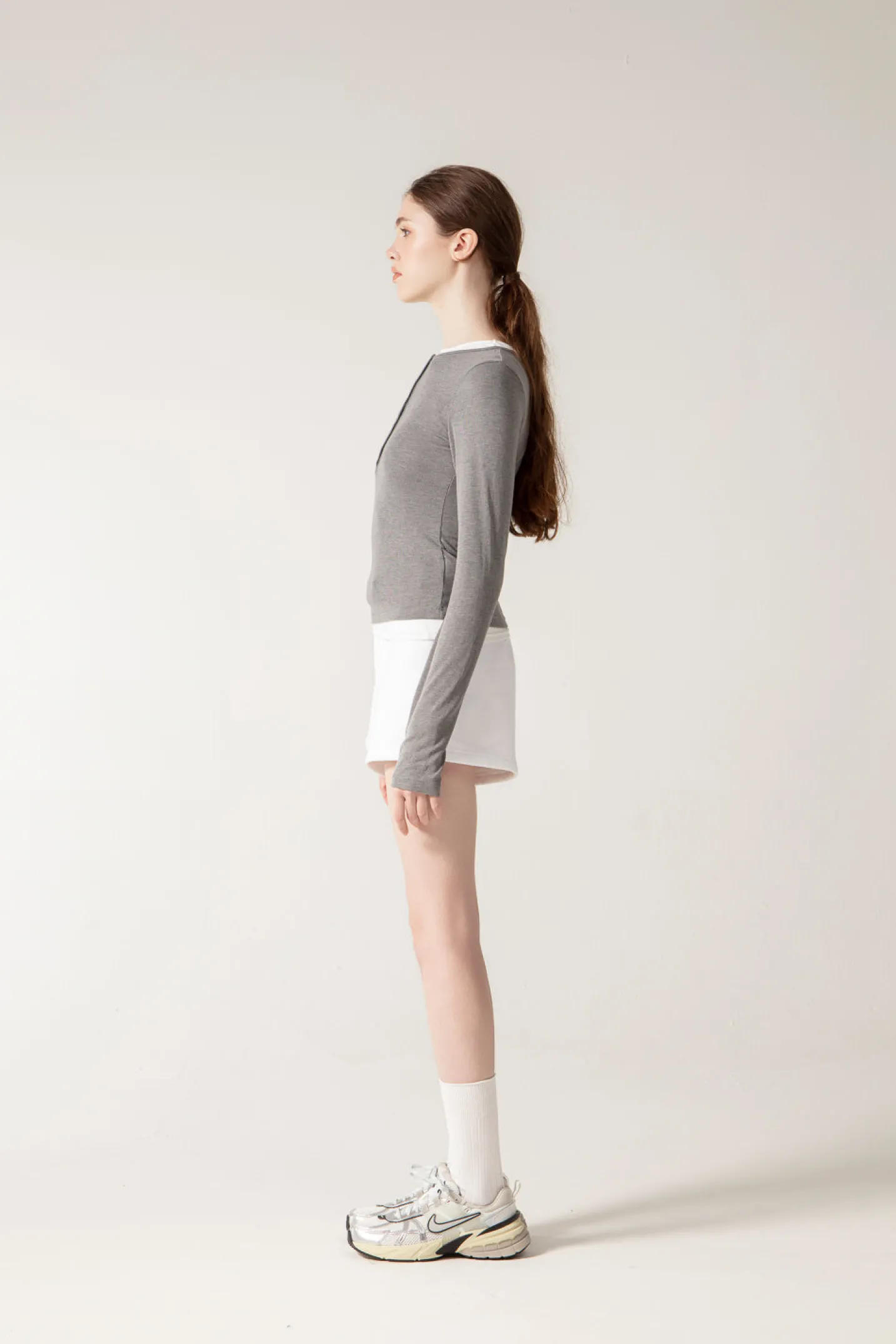 LUCIE Top - Grey