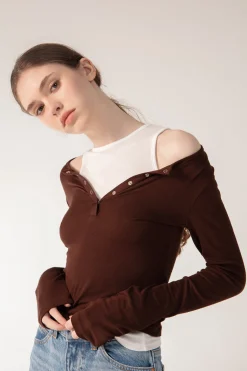 LUCIE Top - Mocha