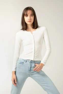 LUV Cardigan - White