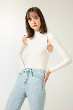 LUV Cardigan - White (Cropped)