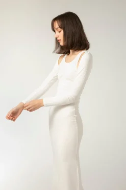 LUV Cardigan - White (Cropped)