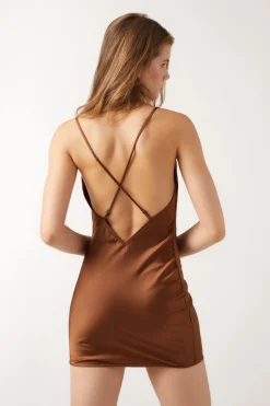 PAIGE Mini Dress - Mocha
