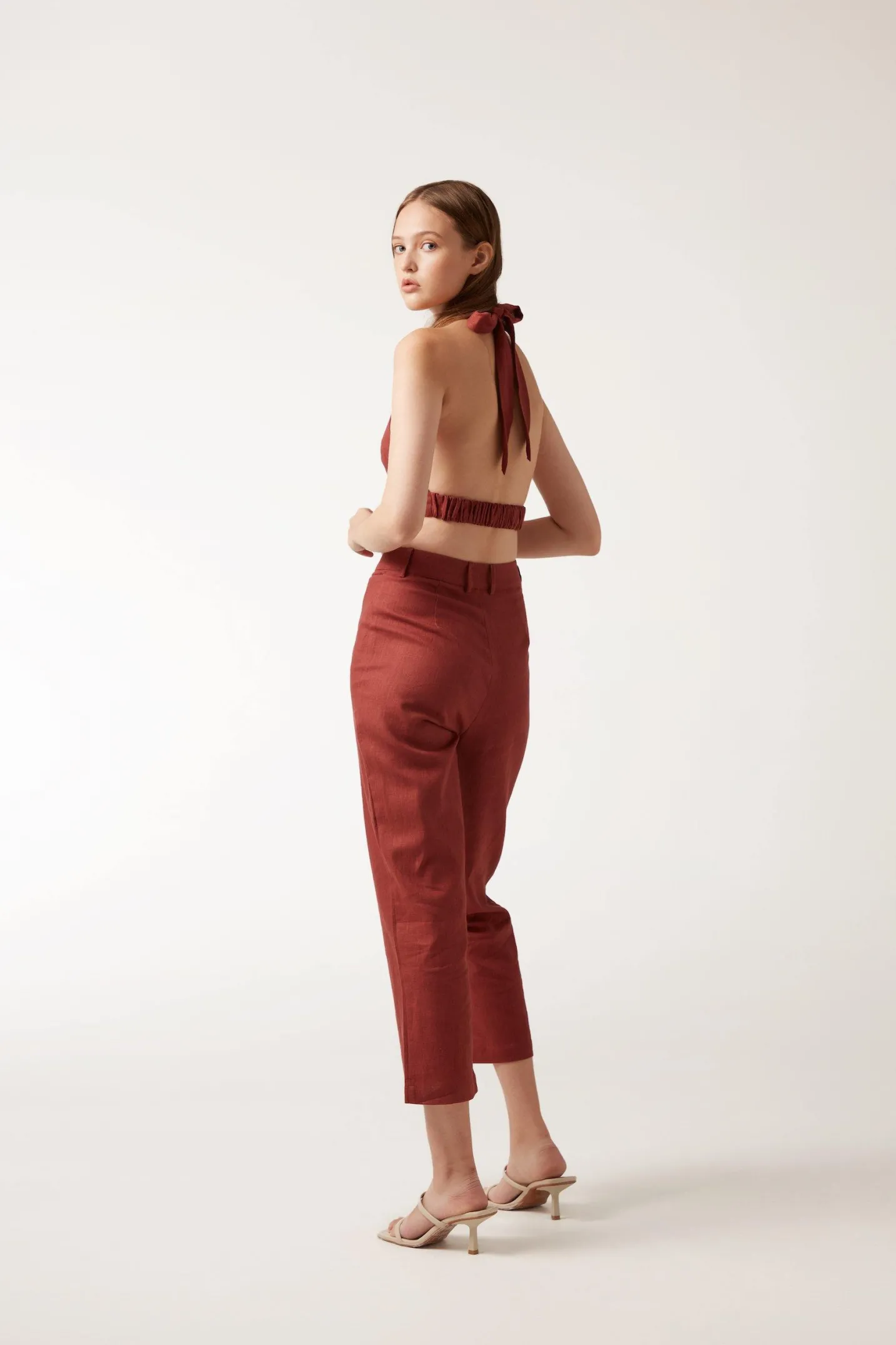 REINA Pants - Maroon