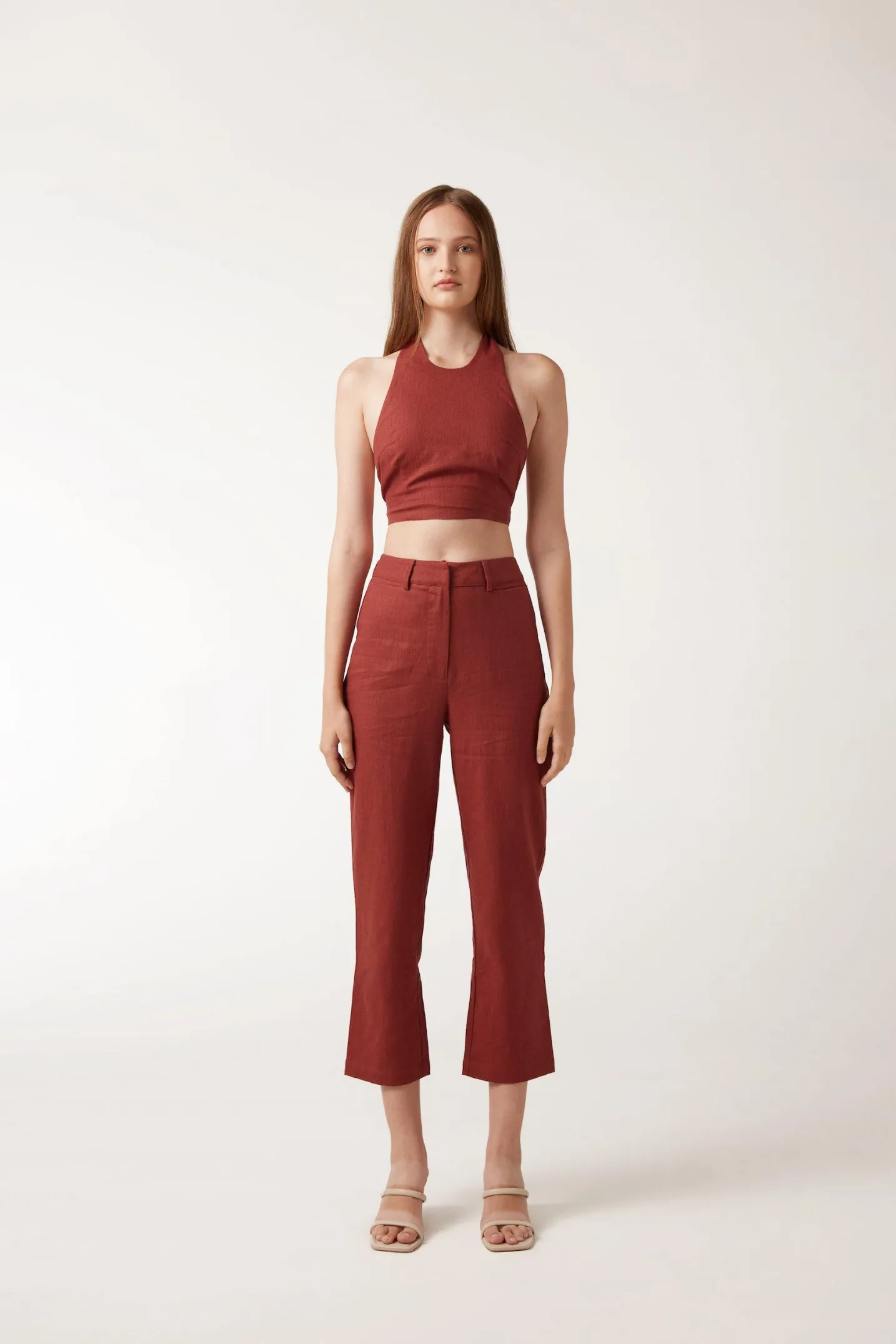 REINA Pants - Maroon