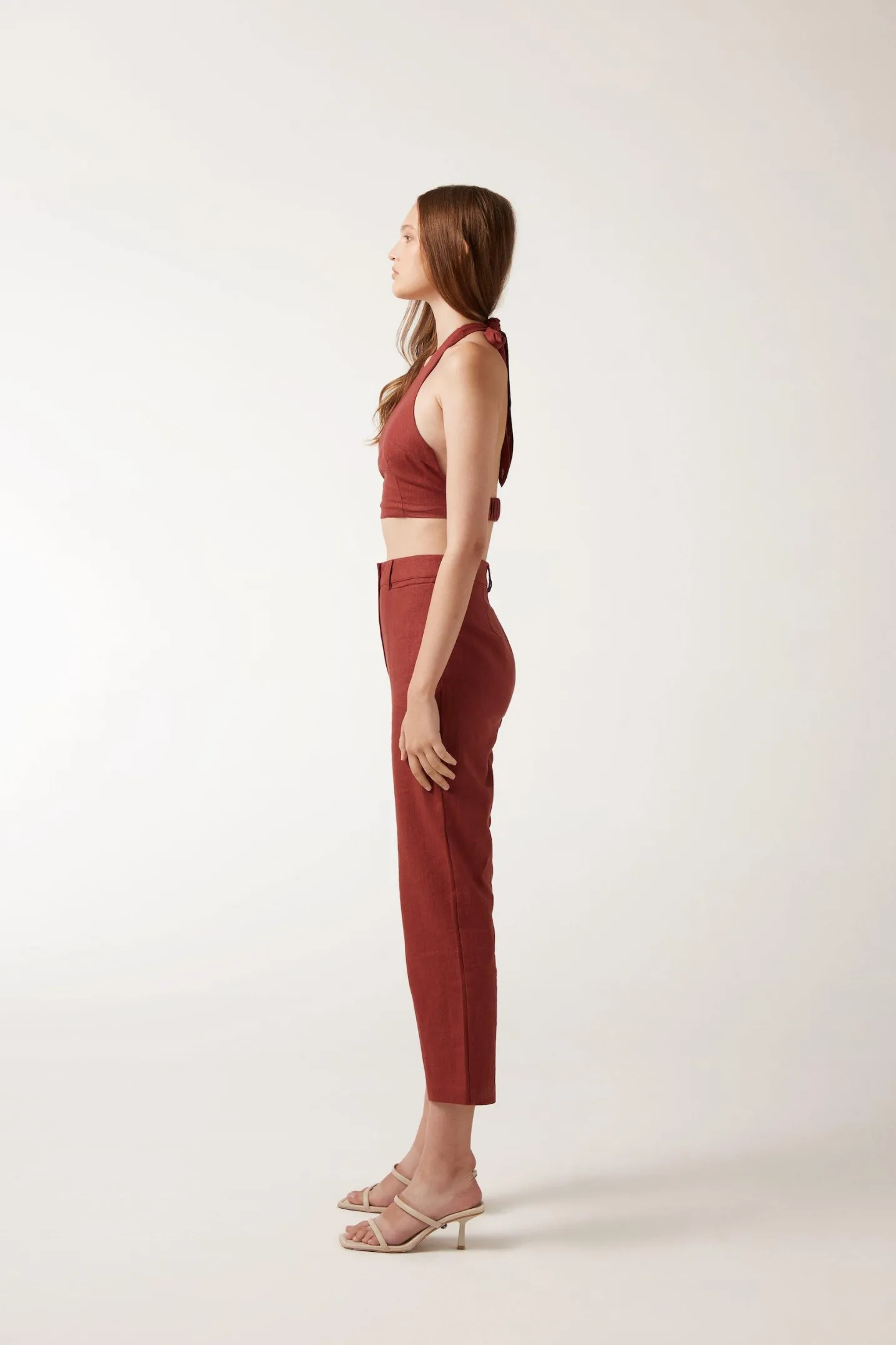REINA Pants - Maroon