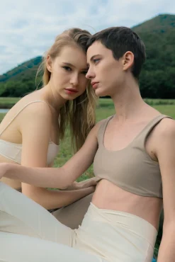 WAVE Bra Top - Taupe